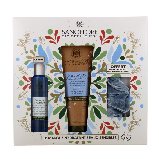 Masque SOS hydratant apaisant Bio Aciana Botanica Sanoflore - Peaux sensibles