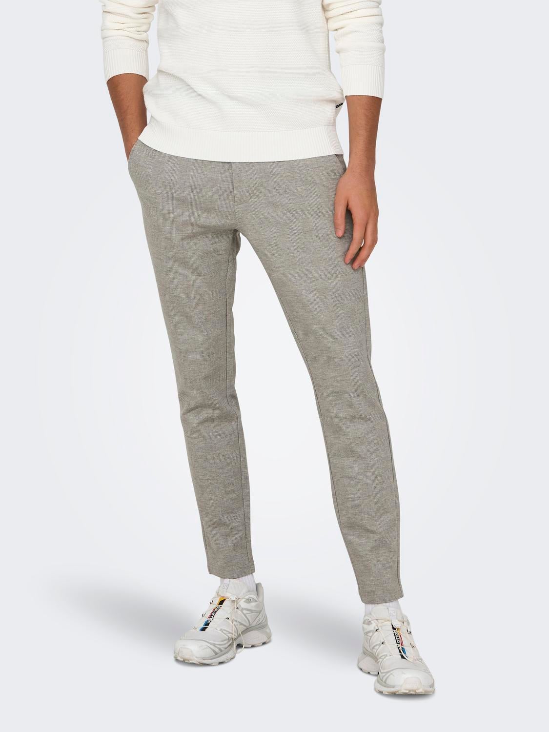 ONSMARK Slim Fit Hose Chinchilla