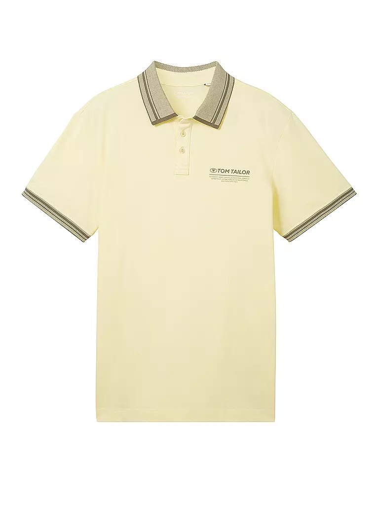 TOM TAILOR Poloshirt  gelb
