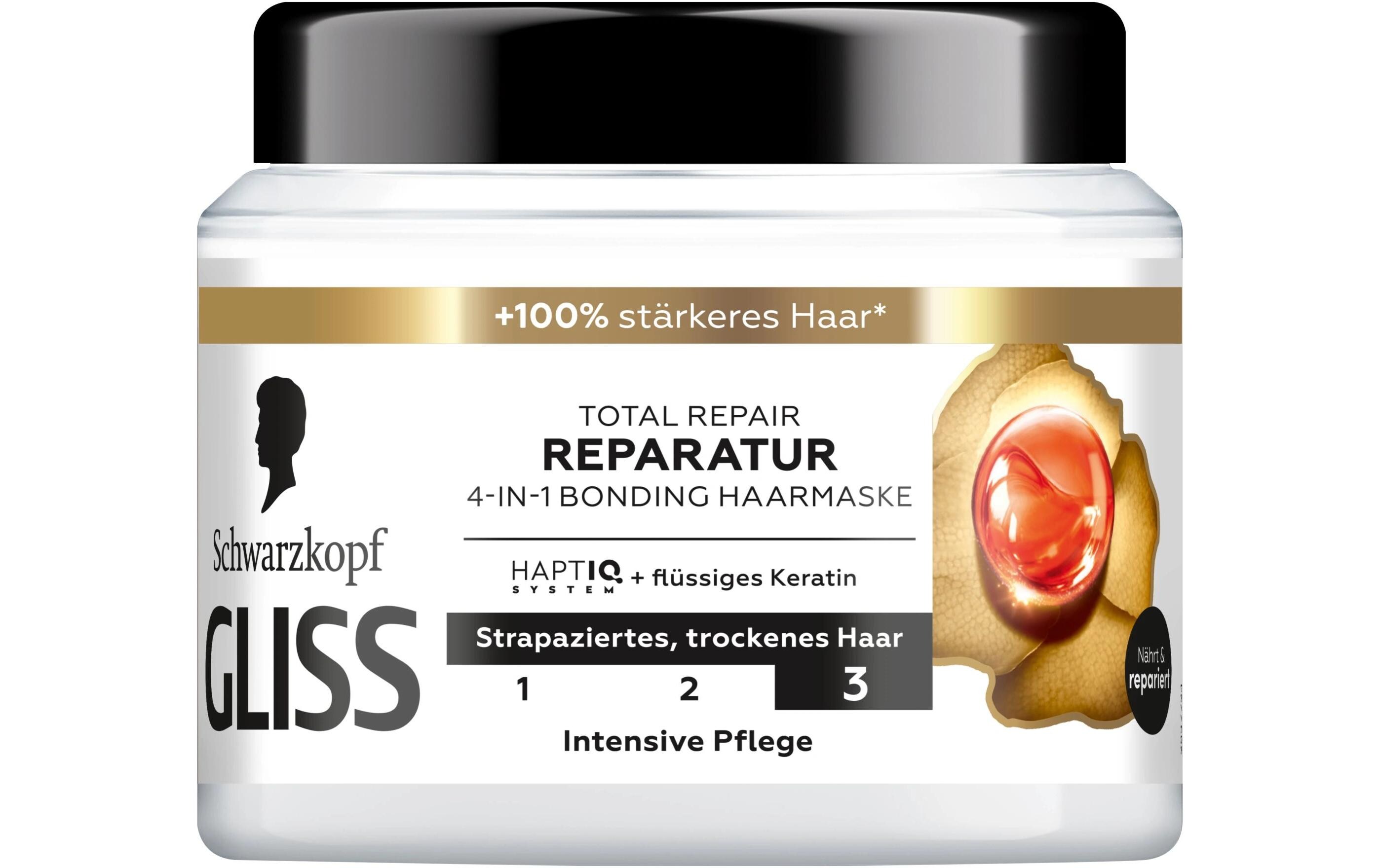 Haarmaske Total Repair 400 ml4-in-1 Haarkur sorgt für gesund aussehendes, geschmeidiges Haar