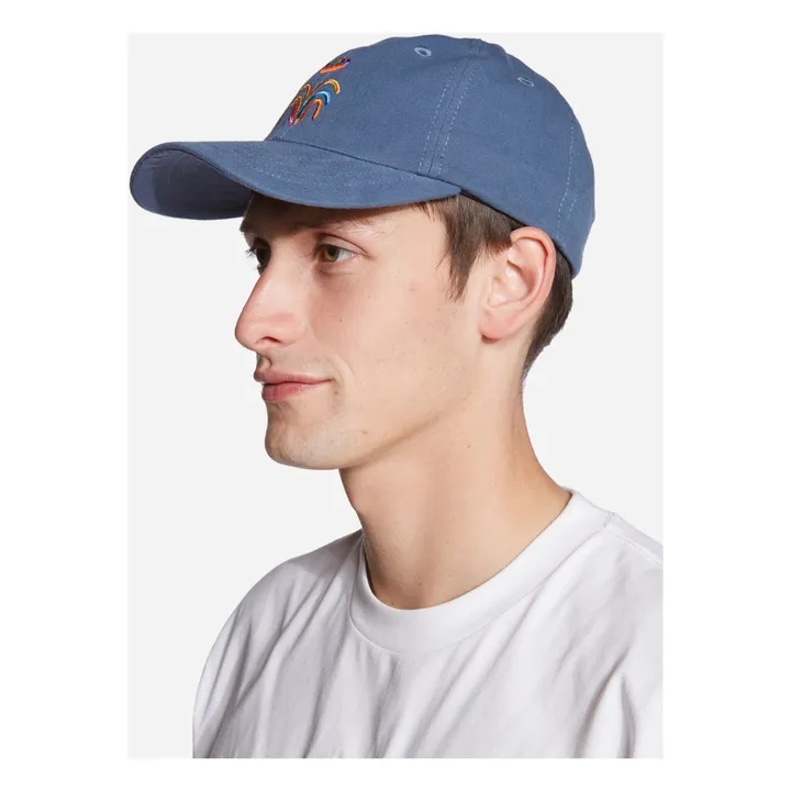 Olow Casquette Uni Coton Bio | Bleu