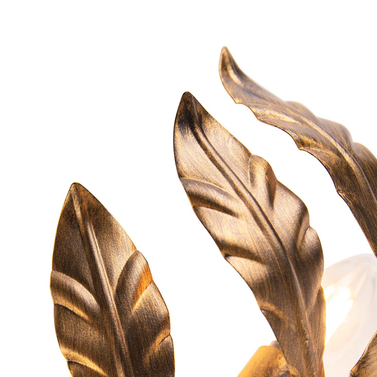 Art Deco wandlamp antiek goud - Linden