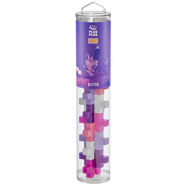 Plus-Plus STOR Glitter Mix / 15 stk. Tube