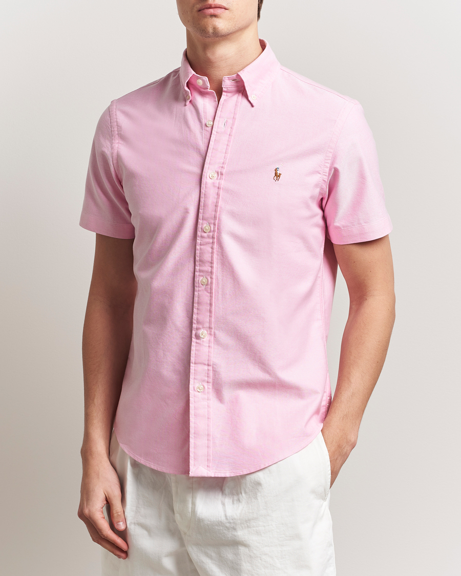 Polo Ralph Lauren Short Sleeve Oxford Shirt New Rose