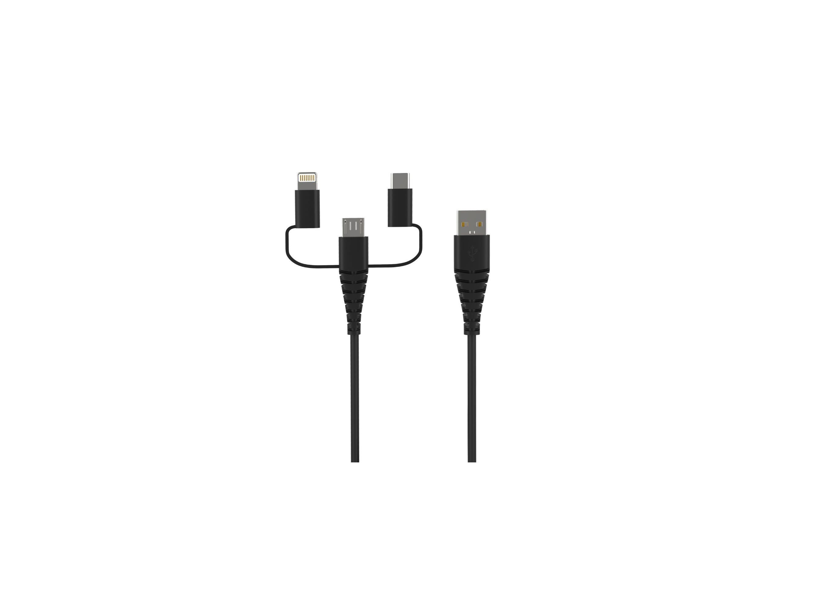 CABO MULTI LIGHTNING QILIVE 600161201 MUSB/USBC NON MFI PR