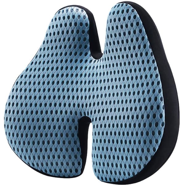 Ergonomisk korsryggpute for bil - minneskum