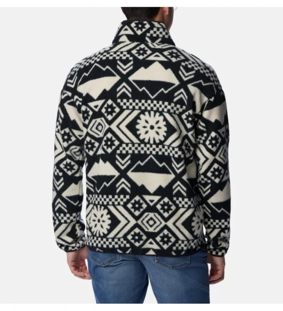 Fleece Columbia Helvetia Preto e Branco