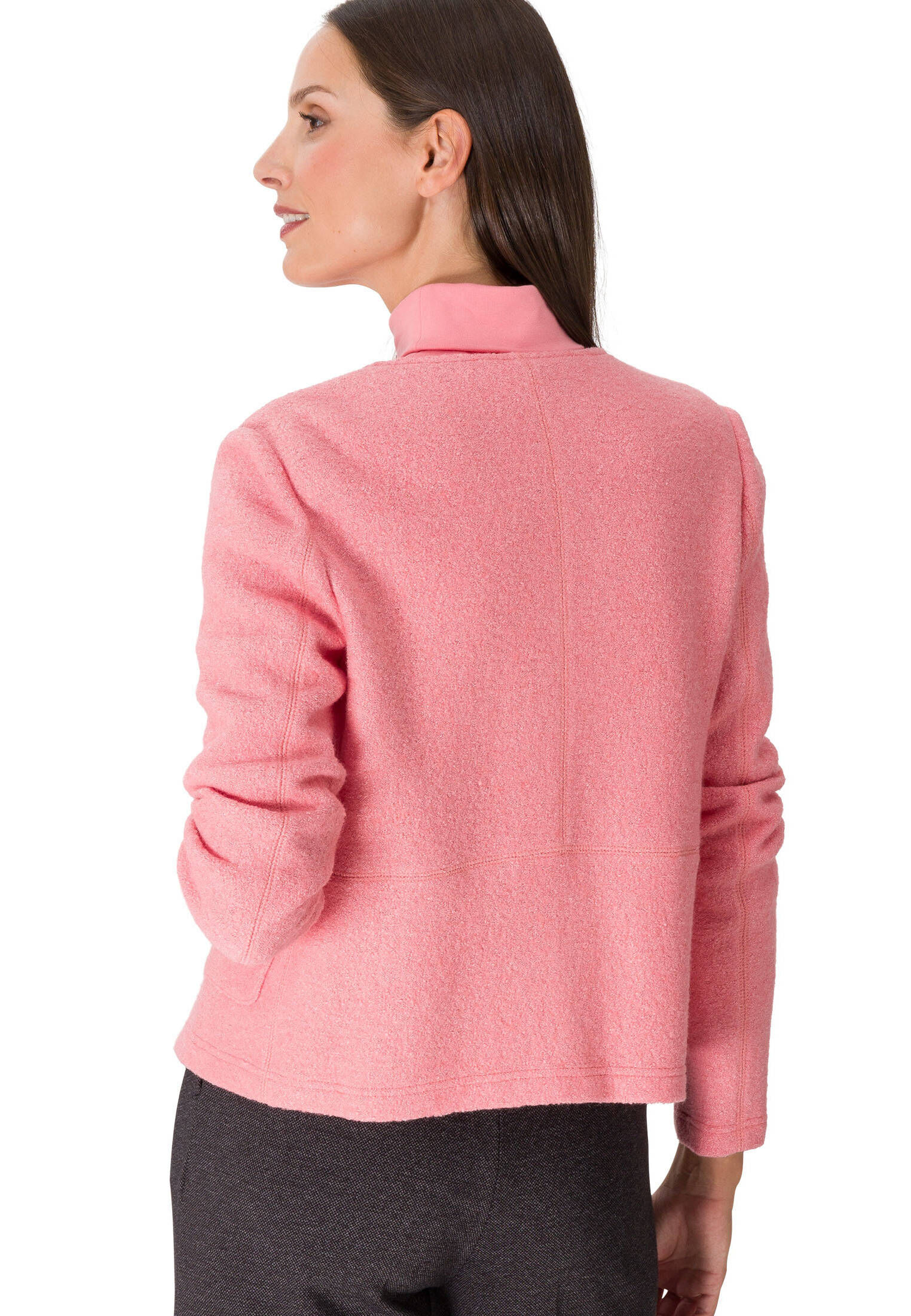 zero| Damen Wollblazer mit Taschen