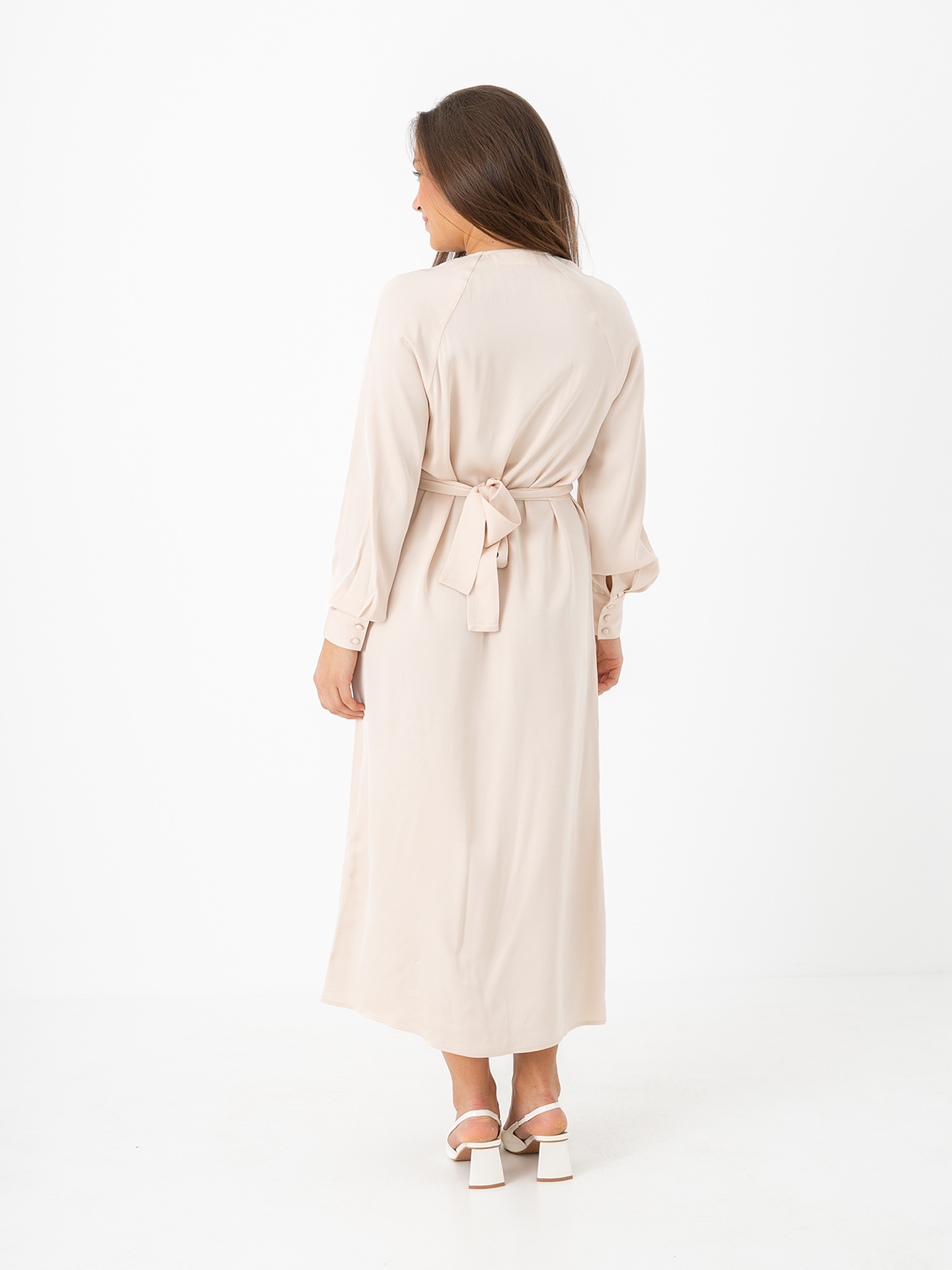Selma Long Sleeve Ankle Dress
