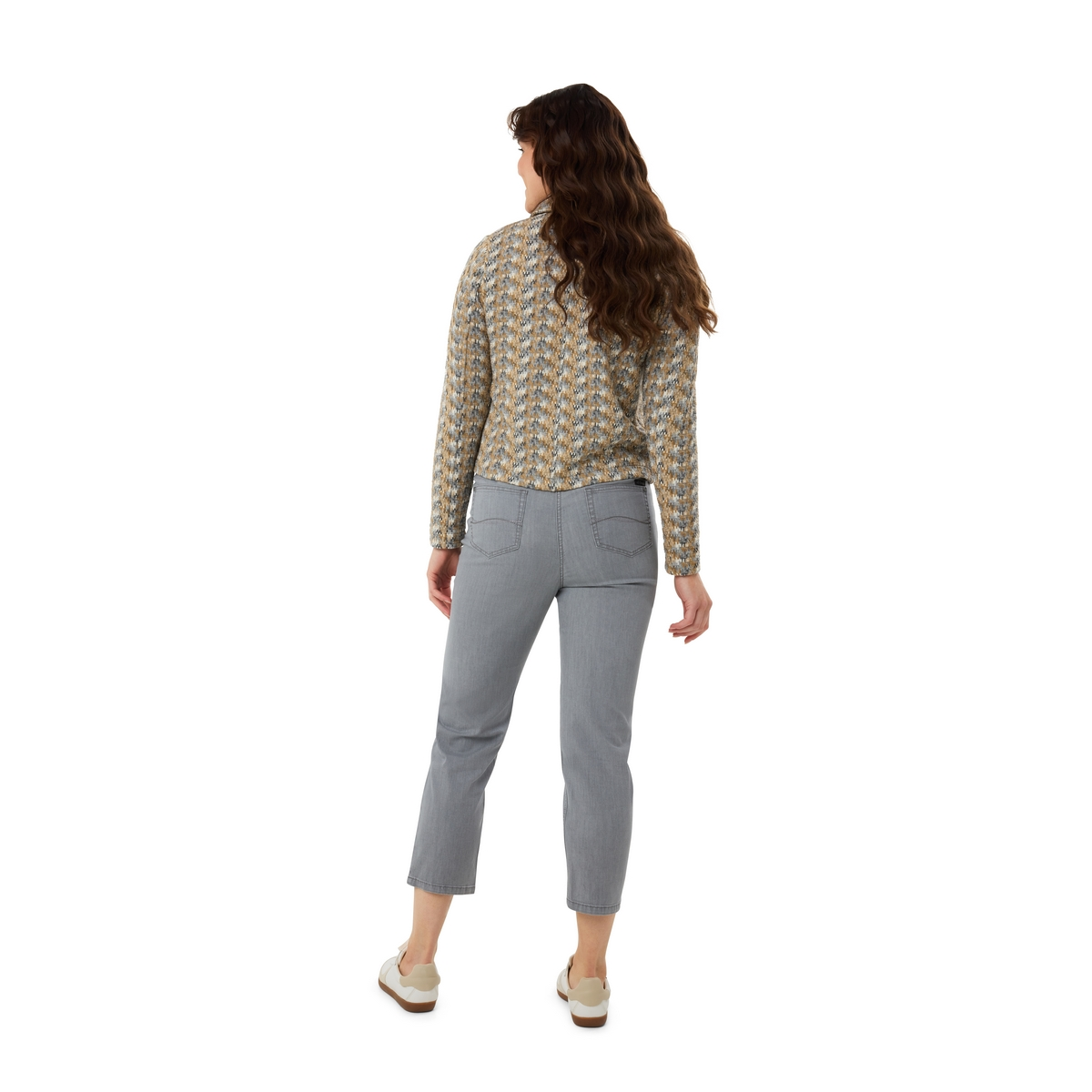 Dames Top 24175 R-hals km lurex