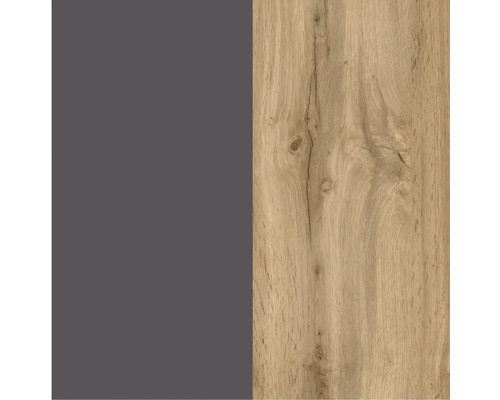 Held Furniture onderkast met lade en draaideur PISA BxDxH 180x60x86 cm wild eiken mat gedemonteerd scharnier omkeerbaar (links of rechts te monteren)