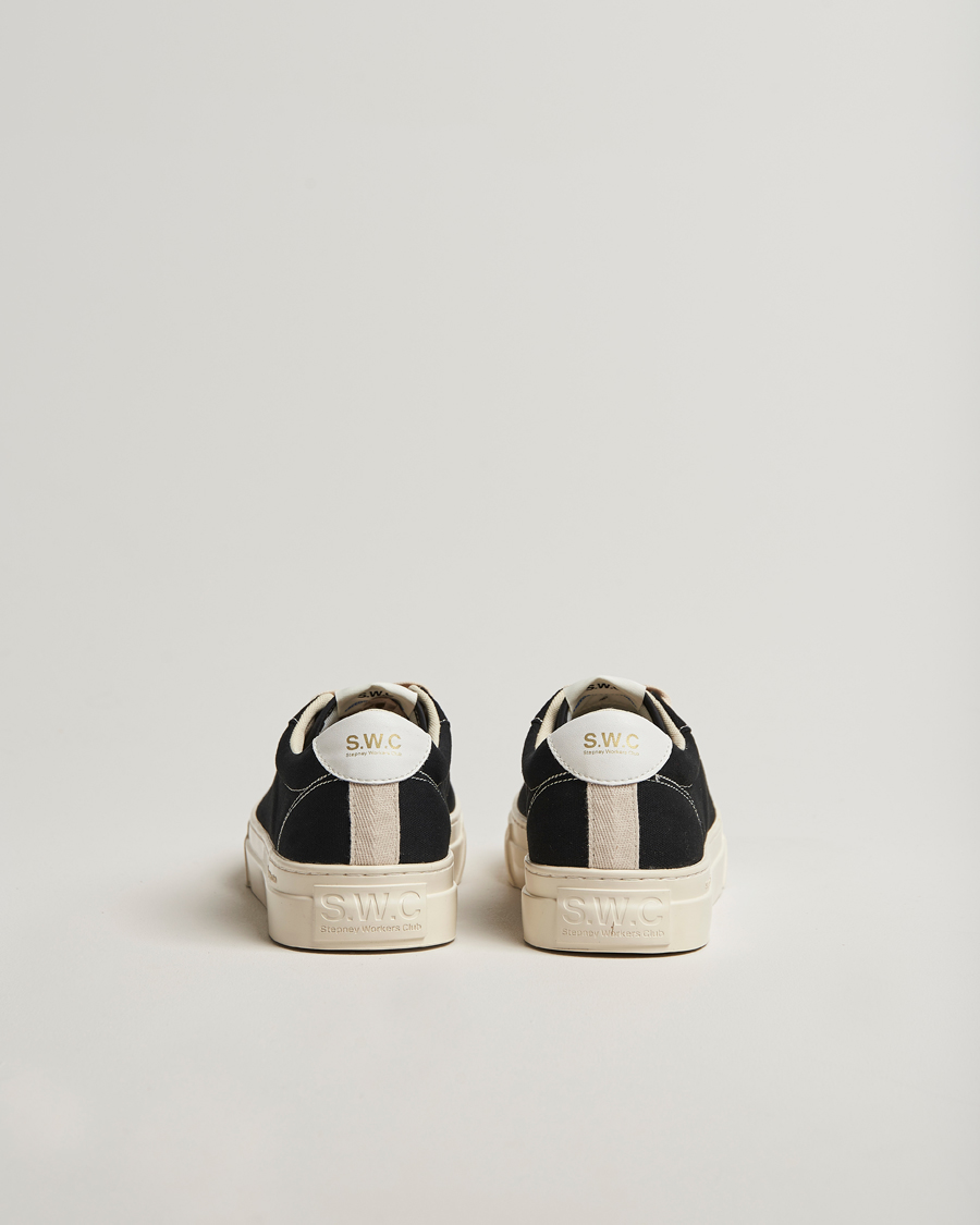 Stepney Workers Club Dellow 02 Cupsole Canvas Sneaker Black