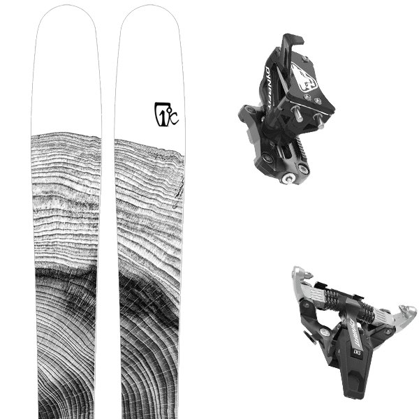 Pack ski de randonnée ICELANTIC MYSTIC 97 + Fix