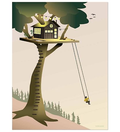Vissevasse Plakat - 50x70 - Tree House