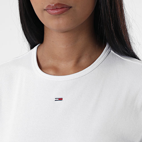 Tee Shirt Manches Longues Femme Baby Rib Jersey 4277 Blanc