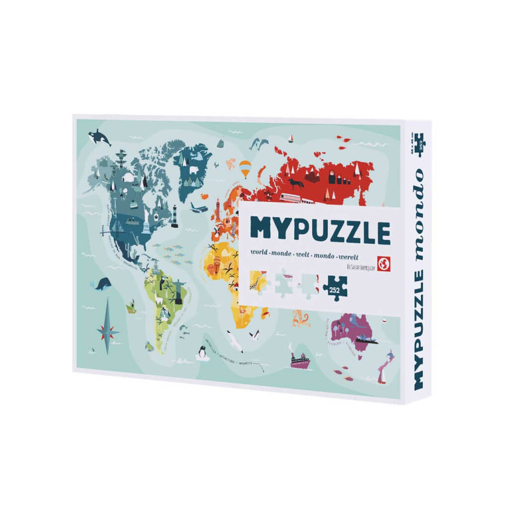 MyPuzzle Monde - 252 Pièces