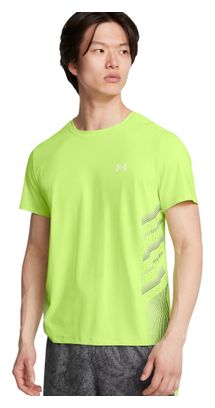 Maillot manches courtes Under Armour Launch Elite Vert Homme