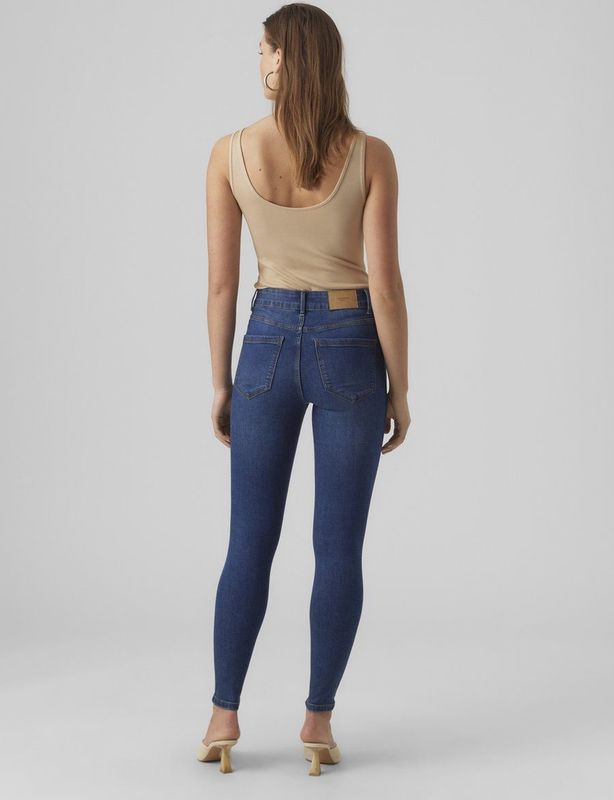 Skinny Jeans - Stonewash - Stretch - High Rise