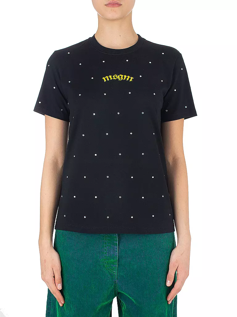 MSGM T-Shirt schwarz