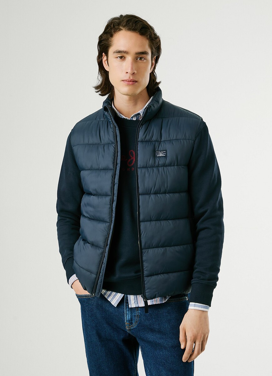 PEPE JEANS<br>Colete com zíper