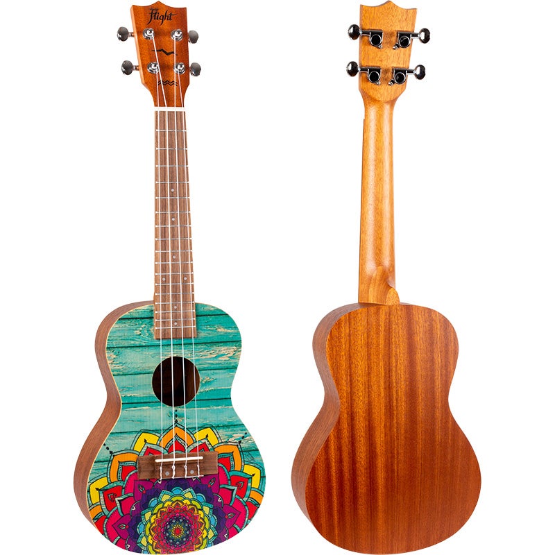 Flight Art Series AUC-33 Mansion concert ukelele met gigbag
