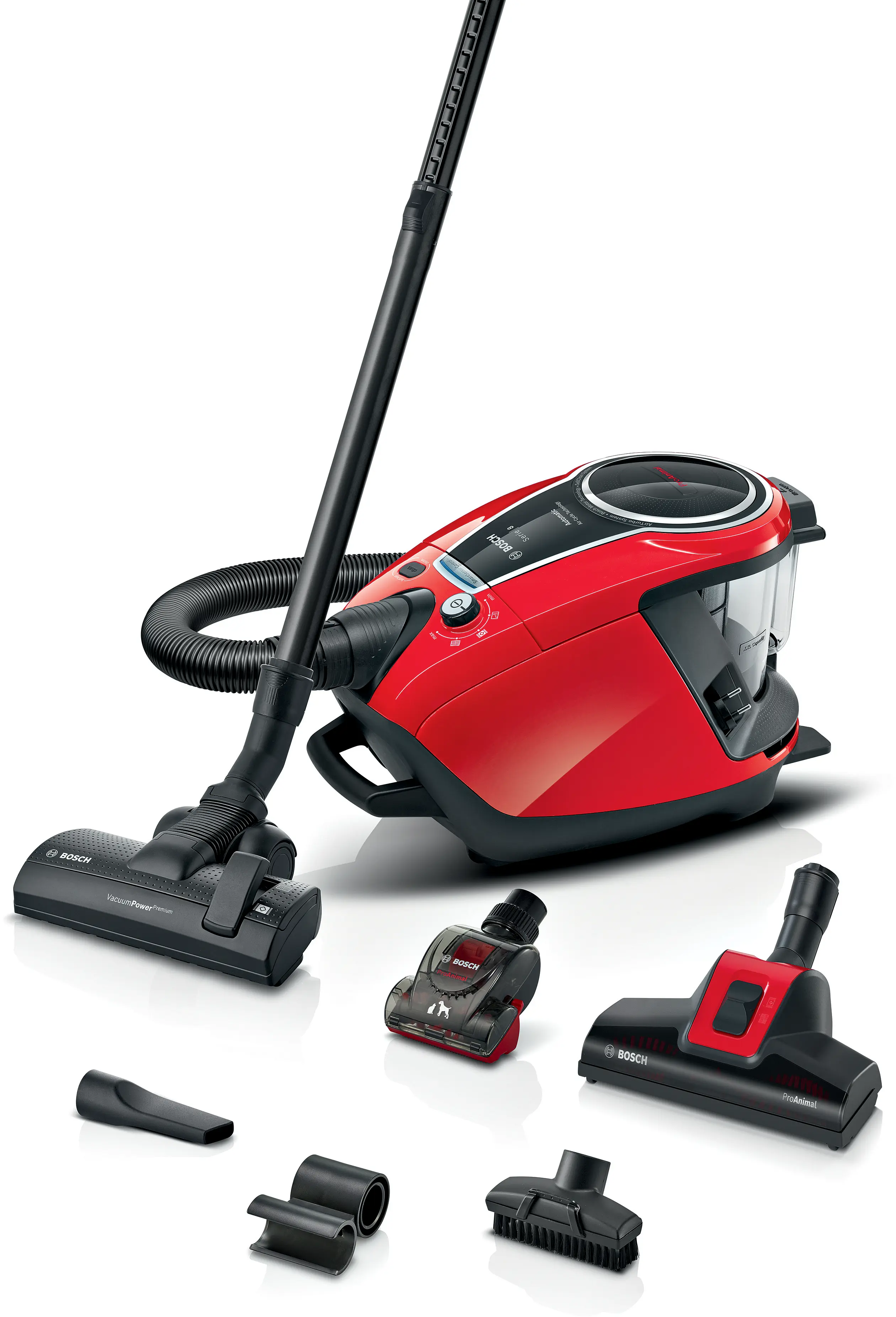 Serie 8 Stofzuiger zonder zak ProAnimal Rood