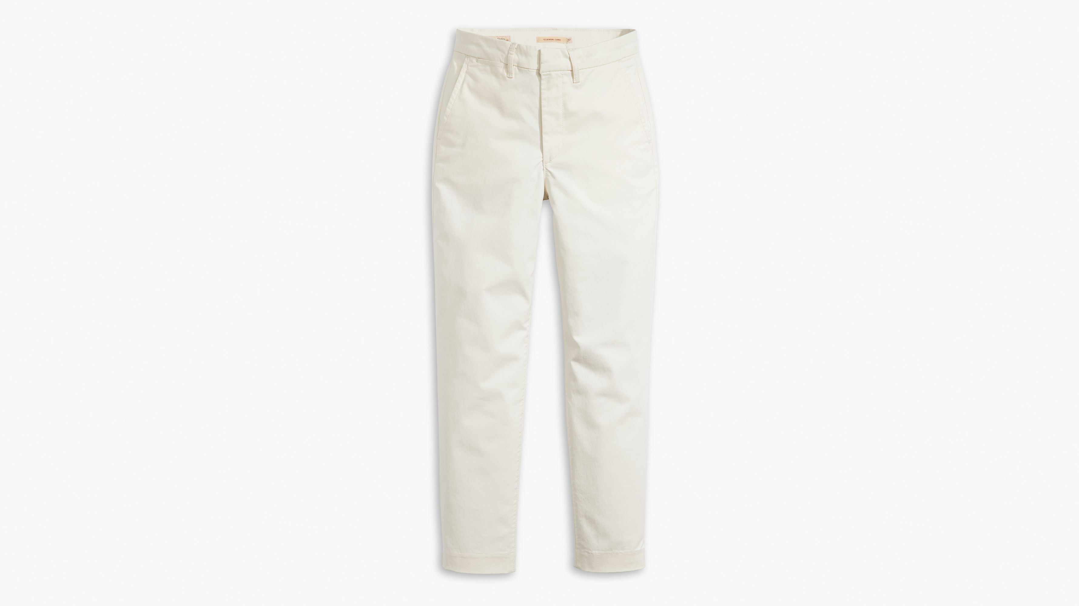 Pantalon Chino essentiel - Egret Twill - Blanc