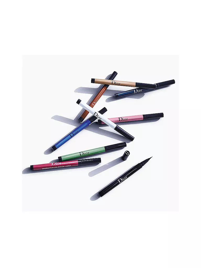 DIOR Diorshow On Stage Liner Wasserfester Flüssig-Eyeliner ( 296 Matte Denim )  dunkelblau