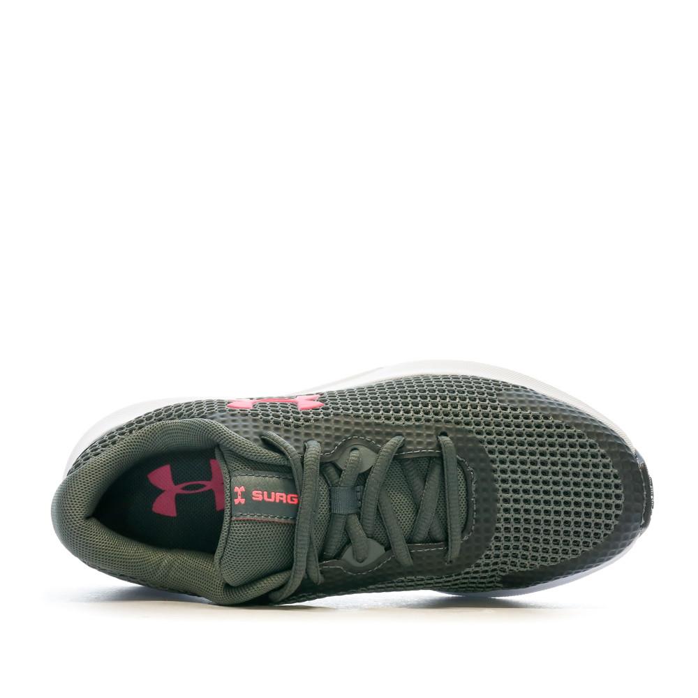 Under Armour Chaussures de running Gris/Rose Femme Under Armour Surge 3