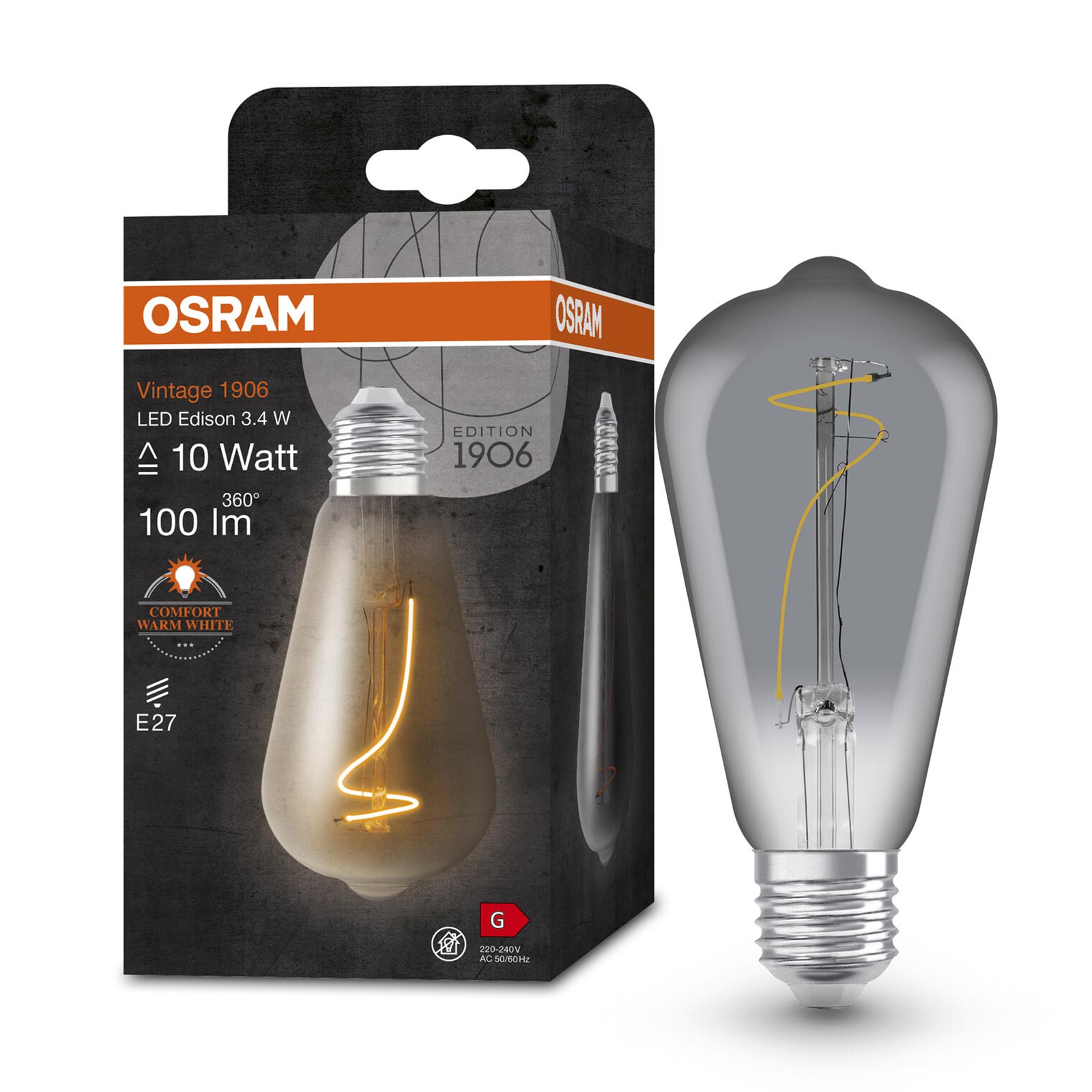 LED-Leuchtmittel 1906 Edison - Filament Kolben - E27