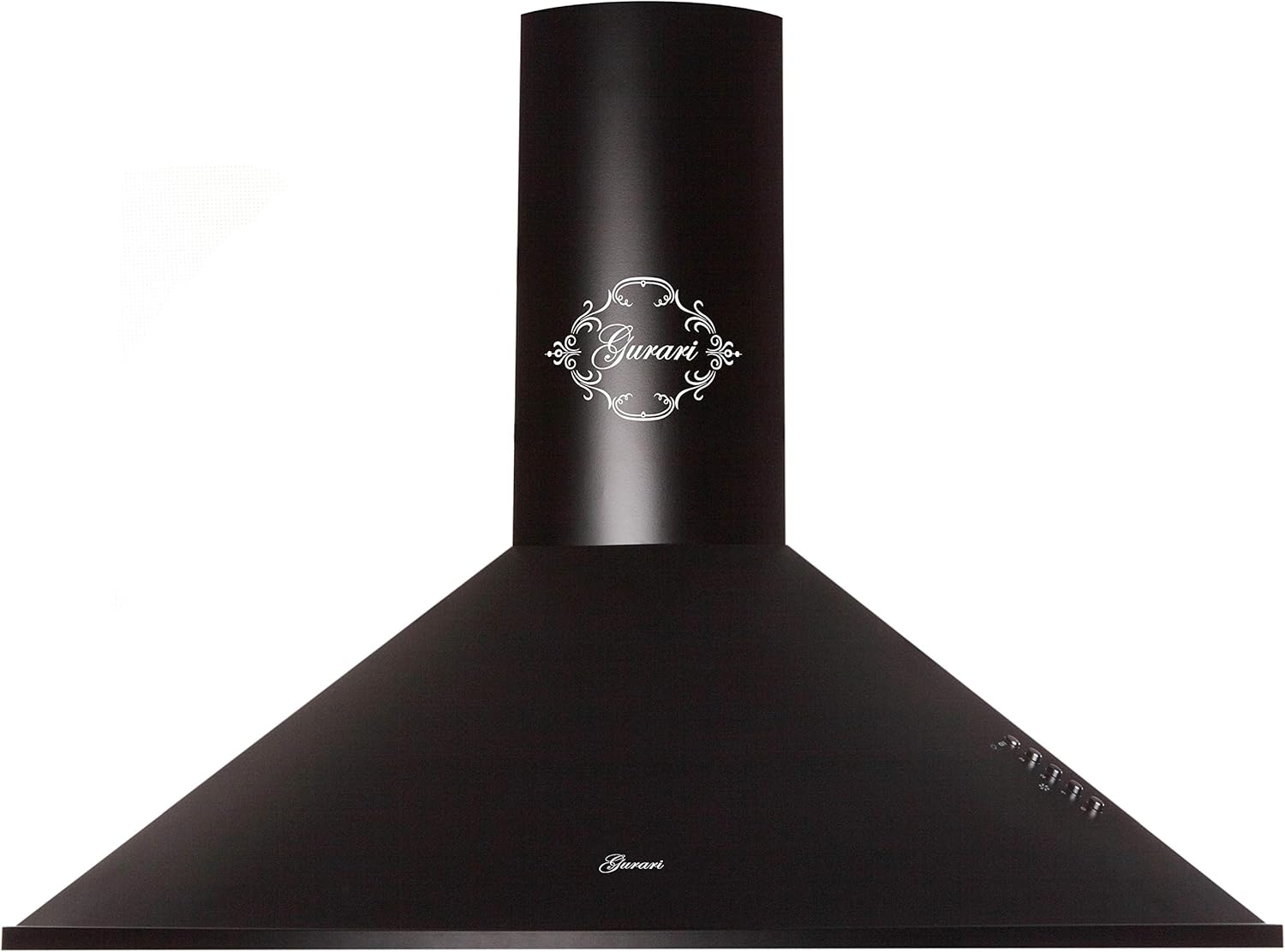 C 046 Dunstabzugshaube 90 cm in Schwarz, 1000m³/h,Sehr Saugstark, 3 Stufen,Drückknöpfe,Wandhaube,Dunstabzug,Abzugshaube, Ablufthaube,Umlufthaube,Schwarze Kaminhaube, Premium Marke