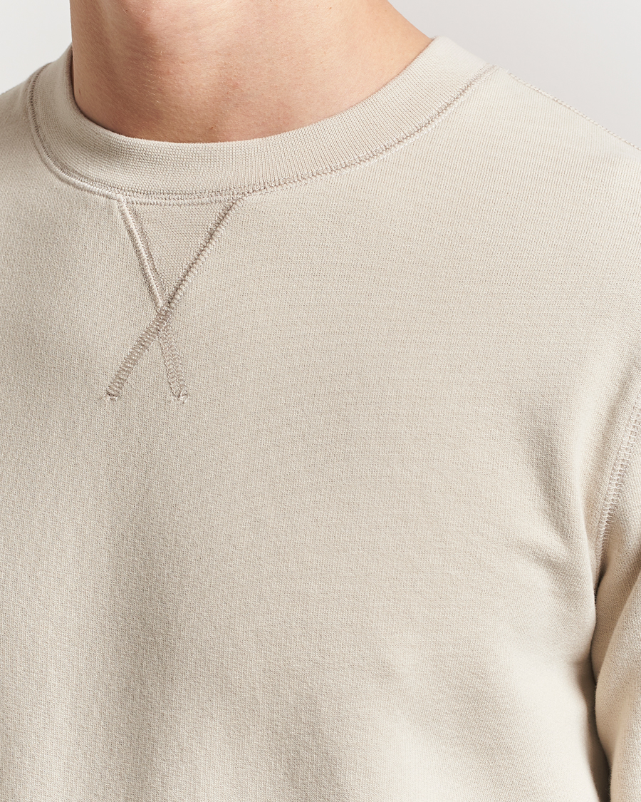 Sunspel Loopback Sweatshirt Ash Grey