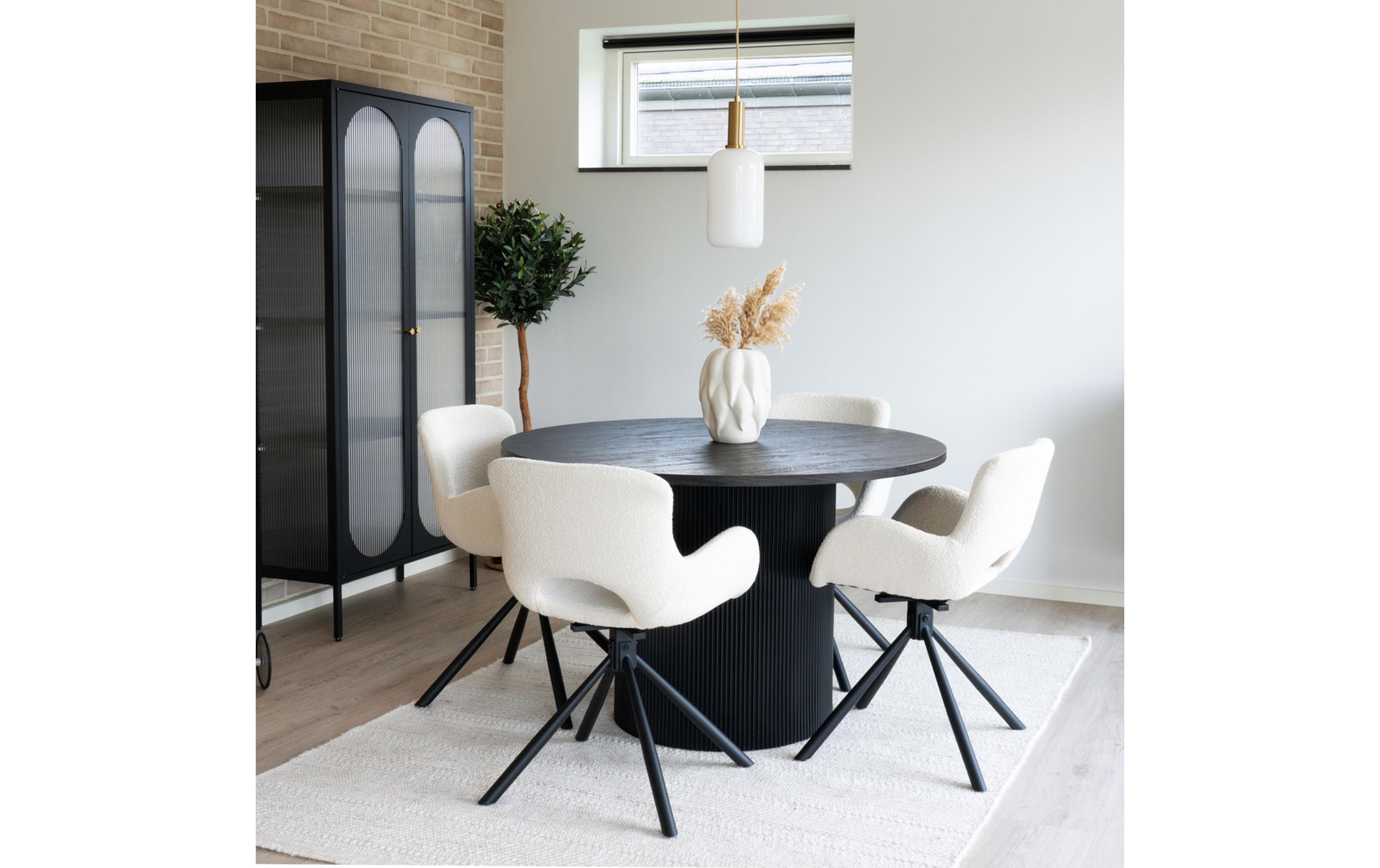 Stuhl Amorim 2 Stück, Weiss<br>Stabile Esszimmerstühle