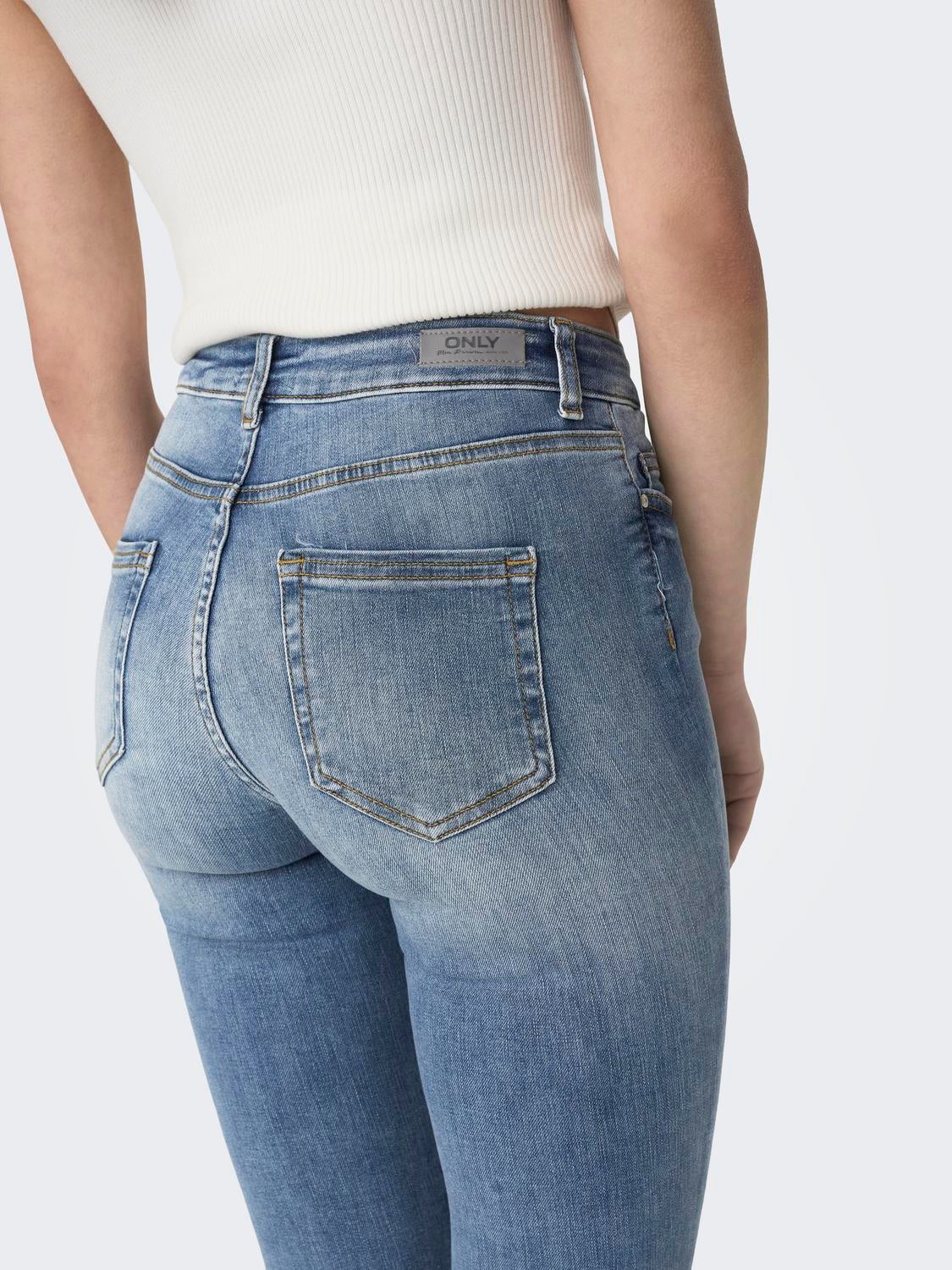 ONLBLUSH Mittlere Taille Skinny Fit Jeans Light Blue Denim