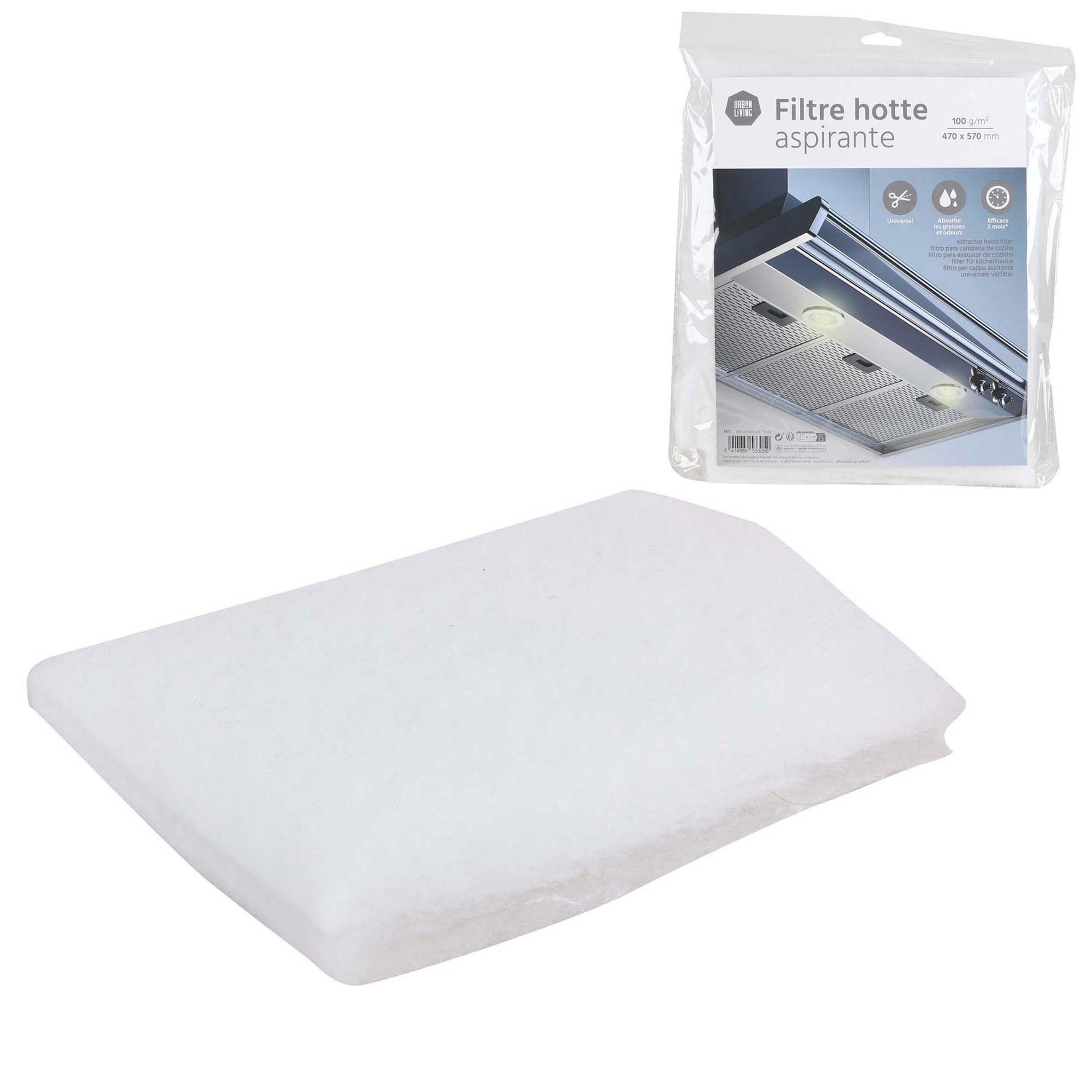FILTRE A HOTTE UNIVERSEL 47X57CM 100G