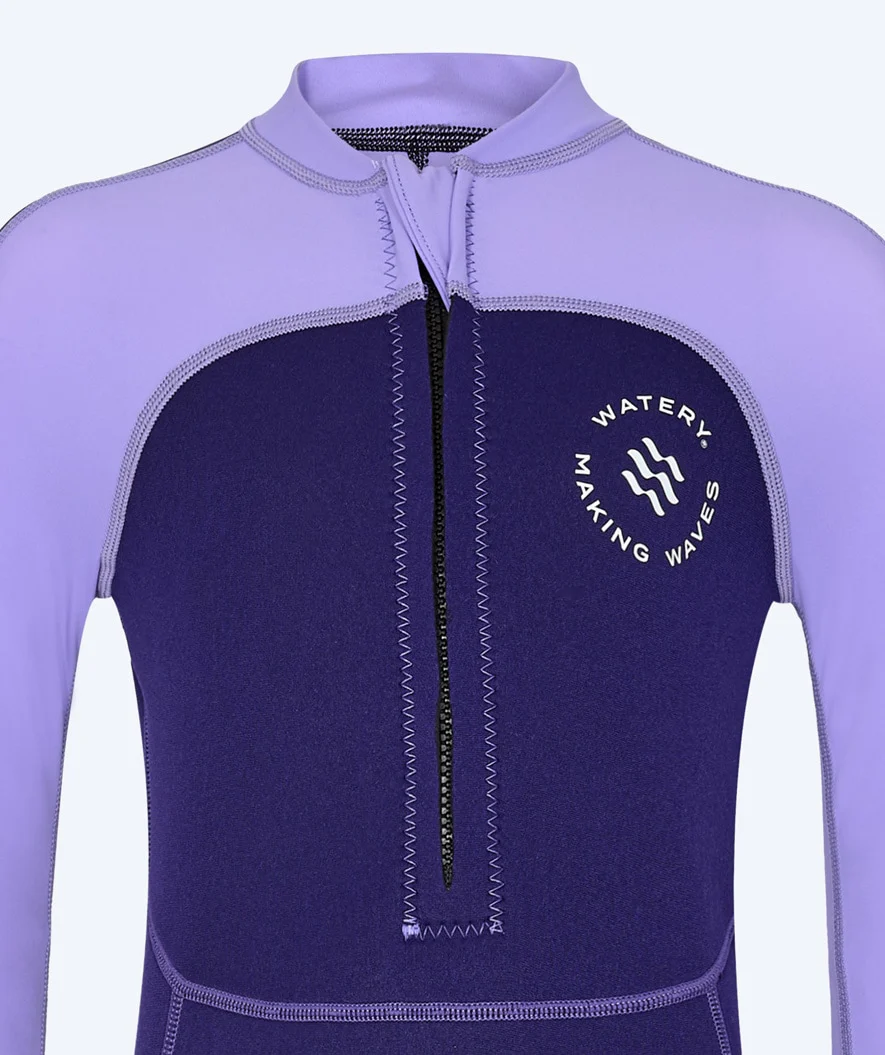 Watery UV våddragt til børn - Calypso Full-Body - Lilla