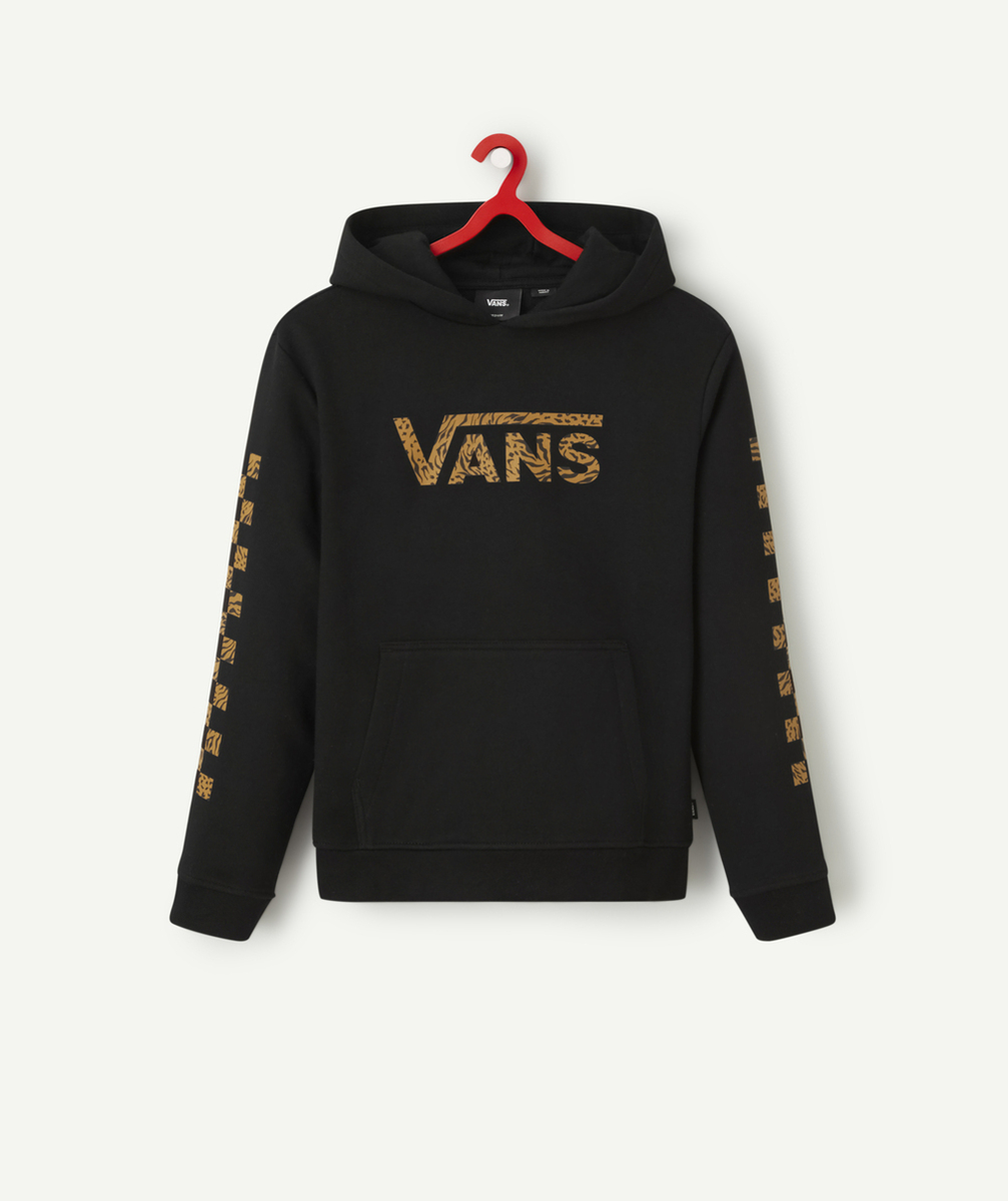 VANSSWEAT À CAPUCHE FILLE ANIMASH AVEC LOGO IMPRIMÉ ANIMALIER