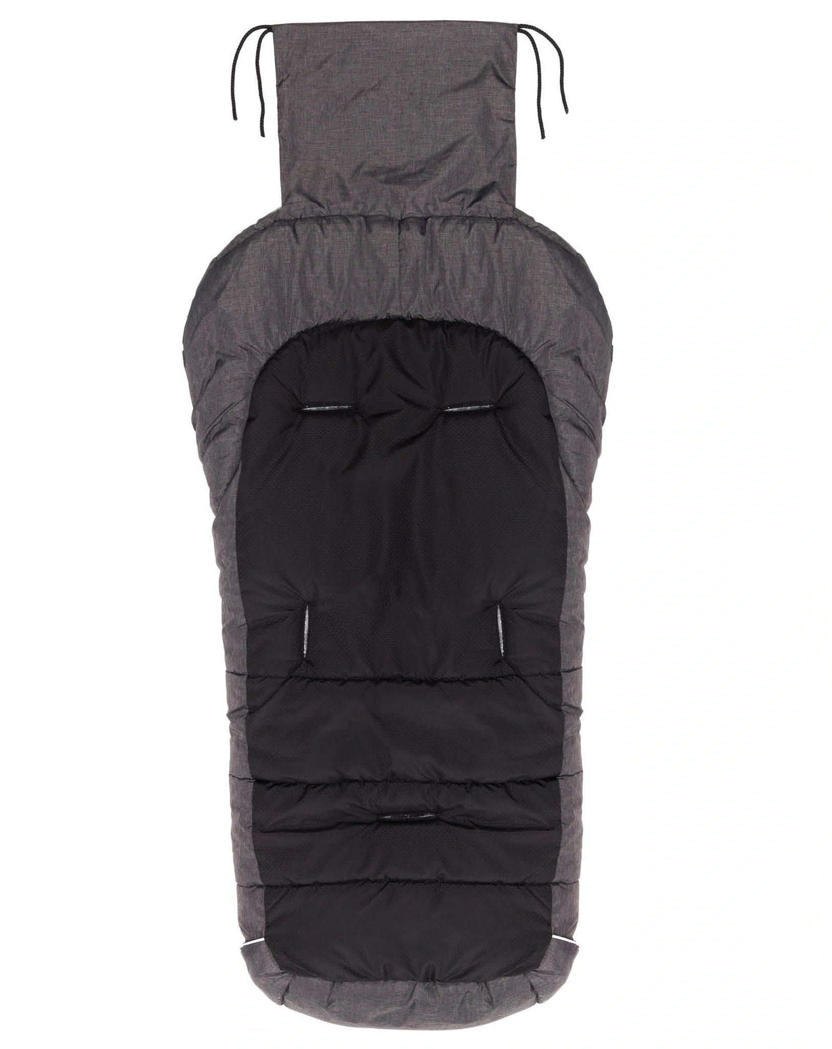 Winterfußsack K2 SOFT in dunkelgrau melange