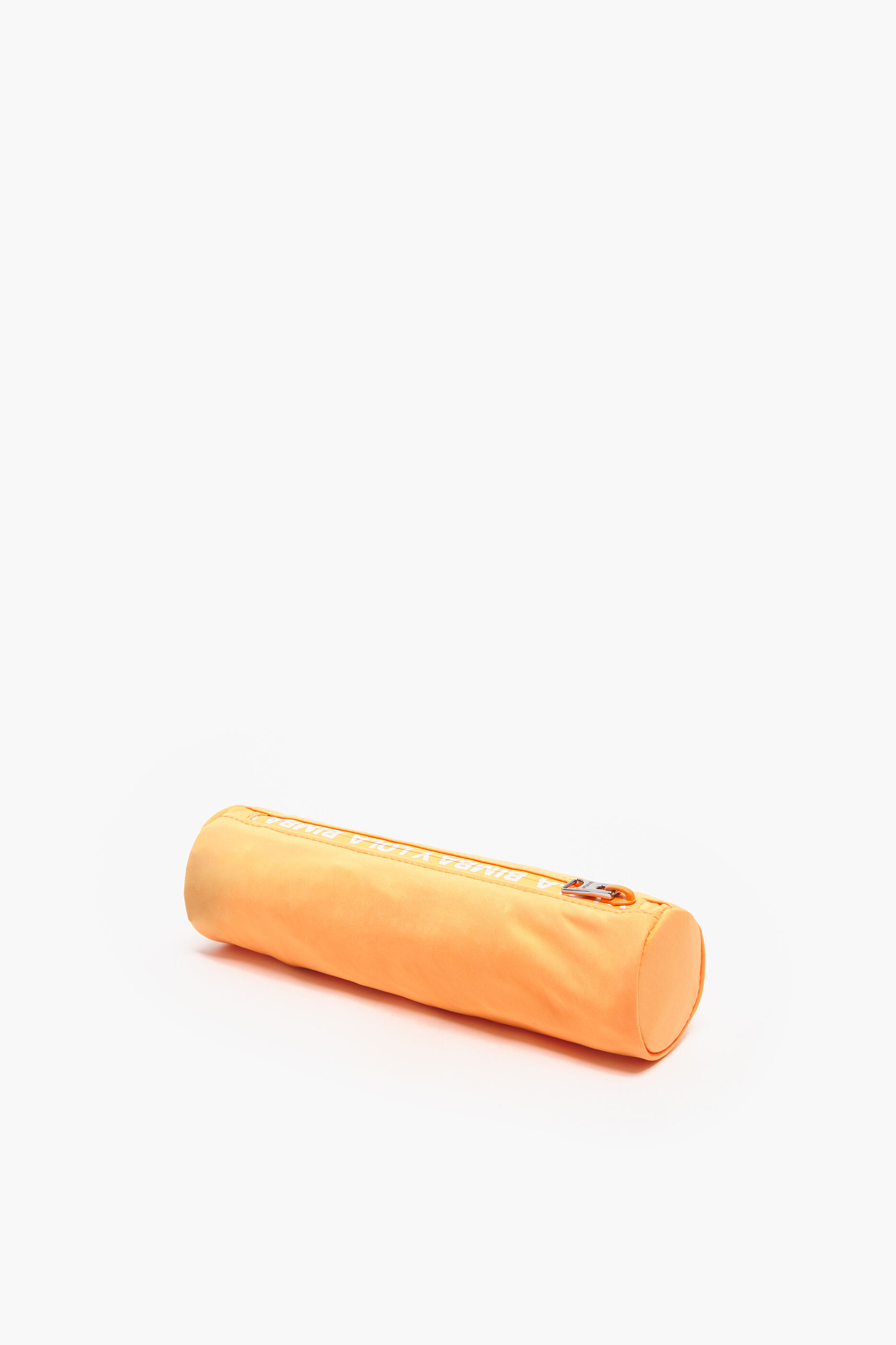 Estojo cilíndrico de nylon laranja