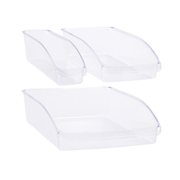 Lot de 3 boîtes dans rangement pour réfrigérateur