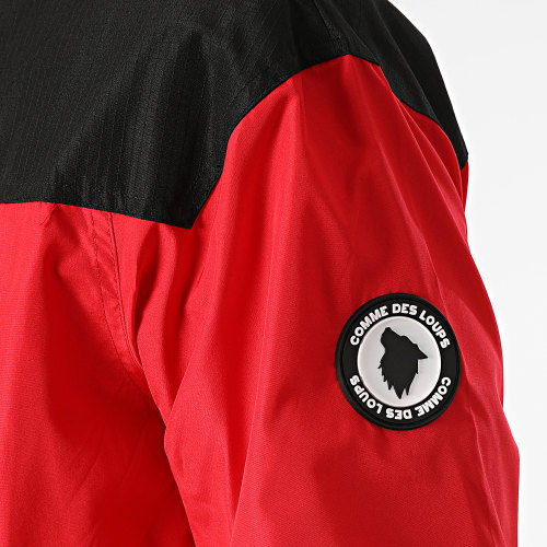 Ensemble De Survetement Harlem Rouge Noir