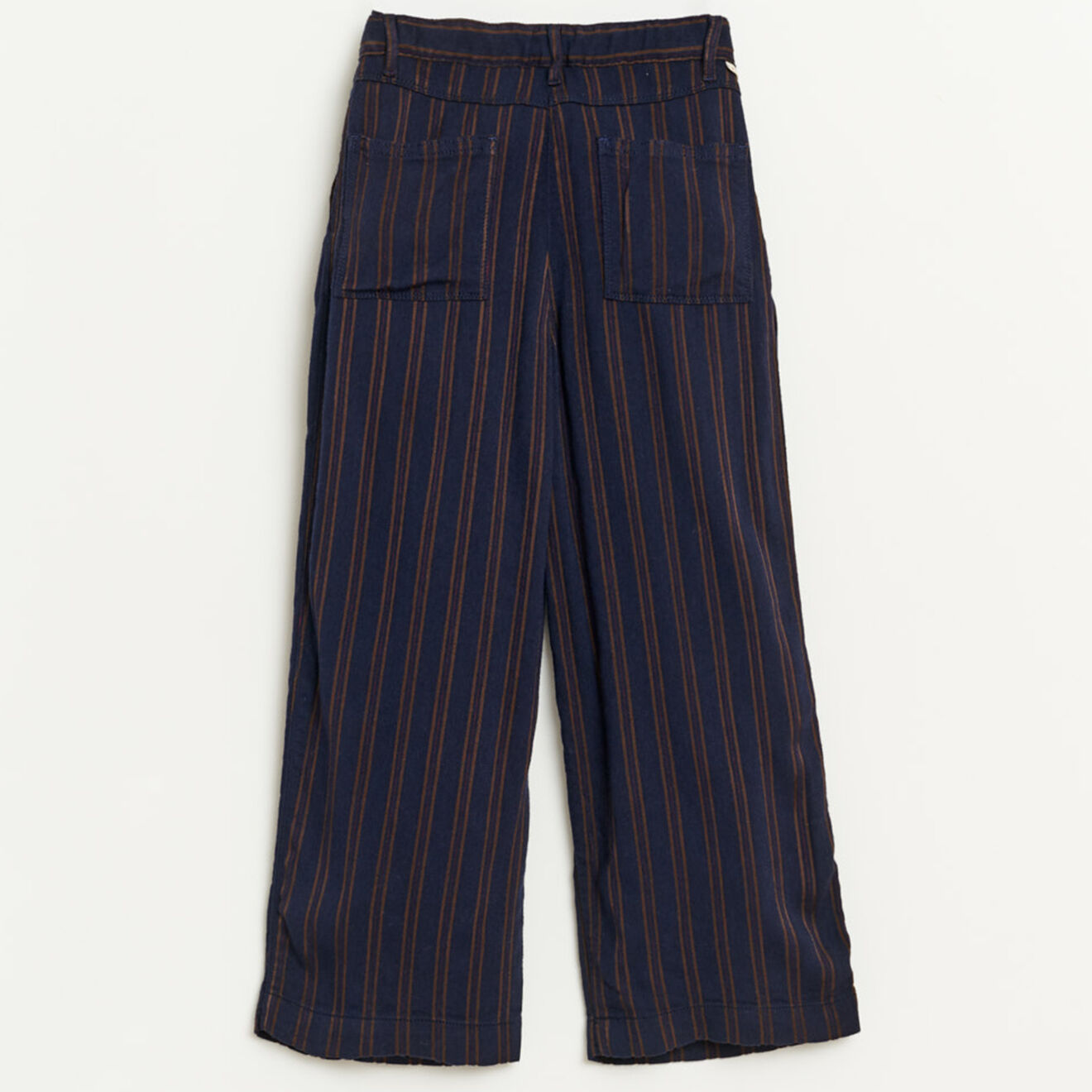 Bellerose Jean bouffant Papa rayé bleu marine