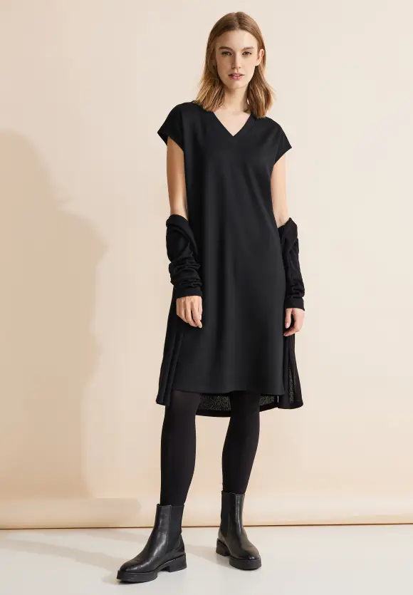 Ärmelloses Kleid - Black