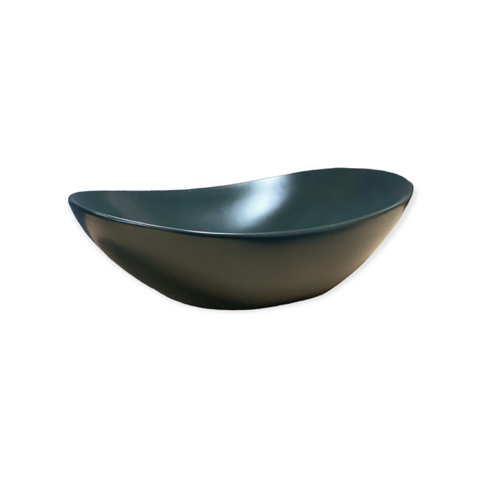 B-Stone Javi keramische waskom 51x33cm zwart