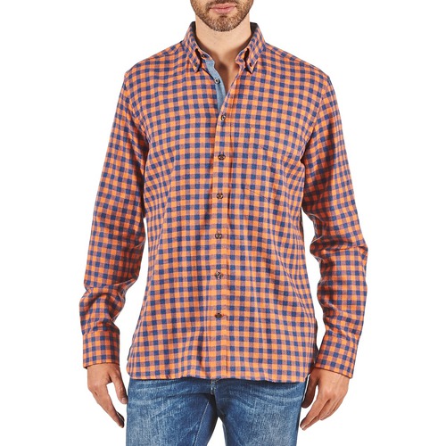 Hackett - SOFT BRIGHT CHECK - Orange / Bleu