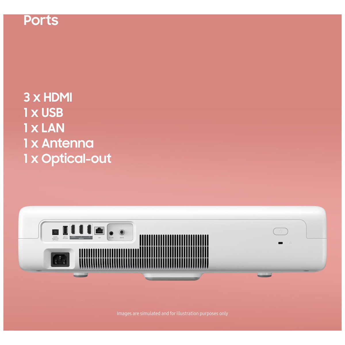 Samsung LSP7T The Premiere Smart 4K UHD laserprojektor
