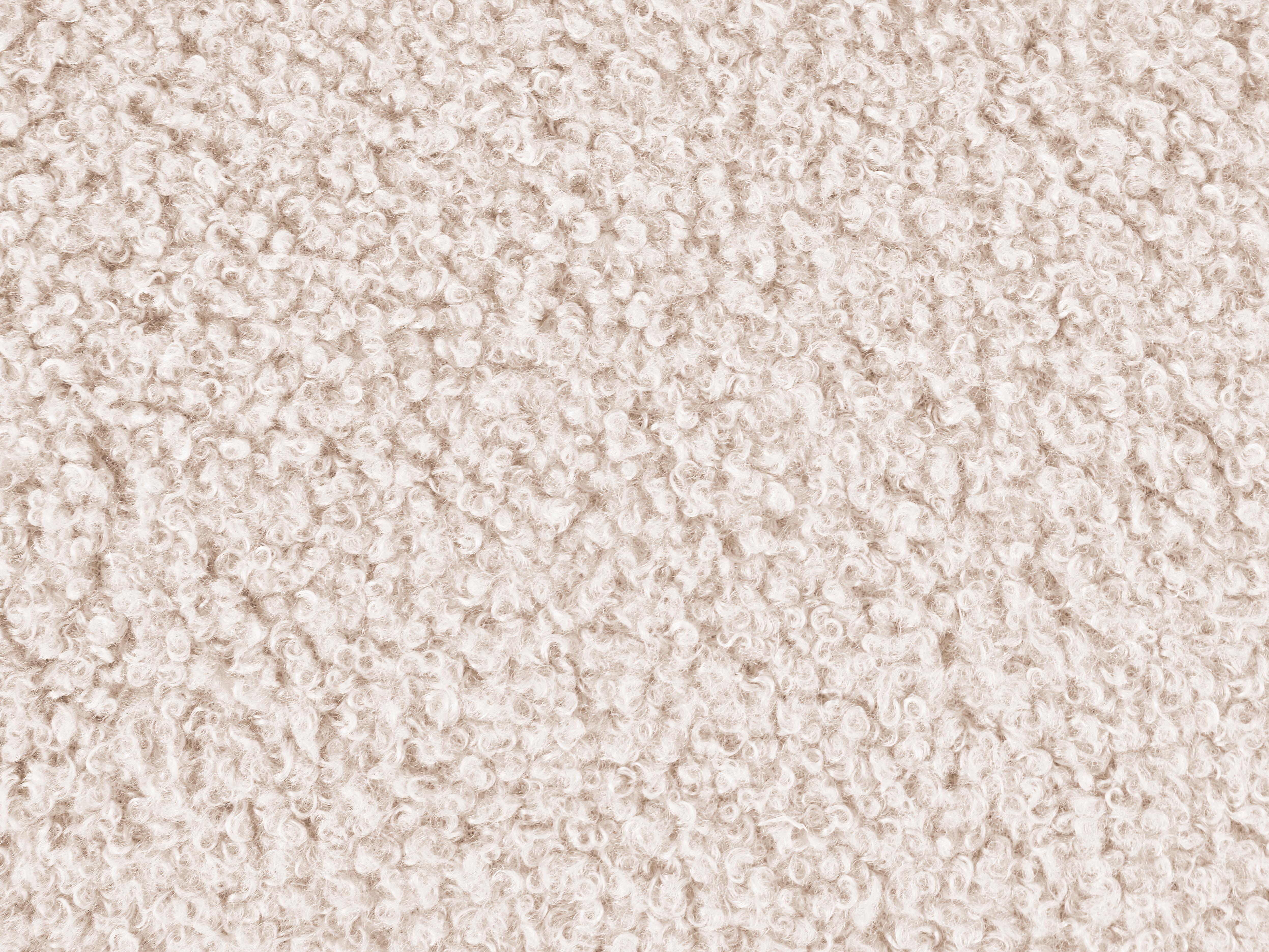 Modulaire hoekbank NERBO Bouclé Beige linkszijdig