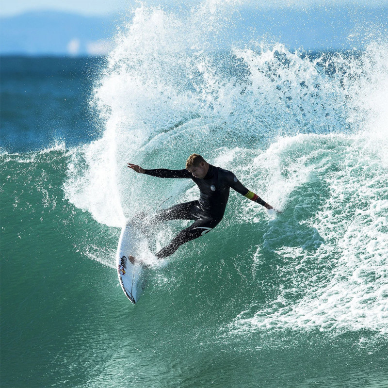 AILERONS SURF FCS II MICK FANNING PC NOIR/BLANC Thruster