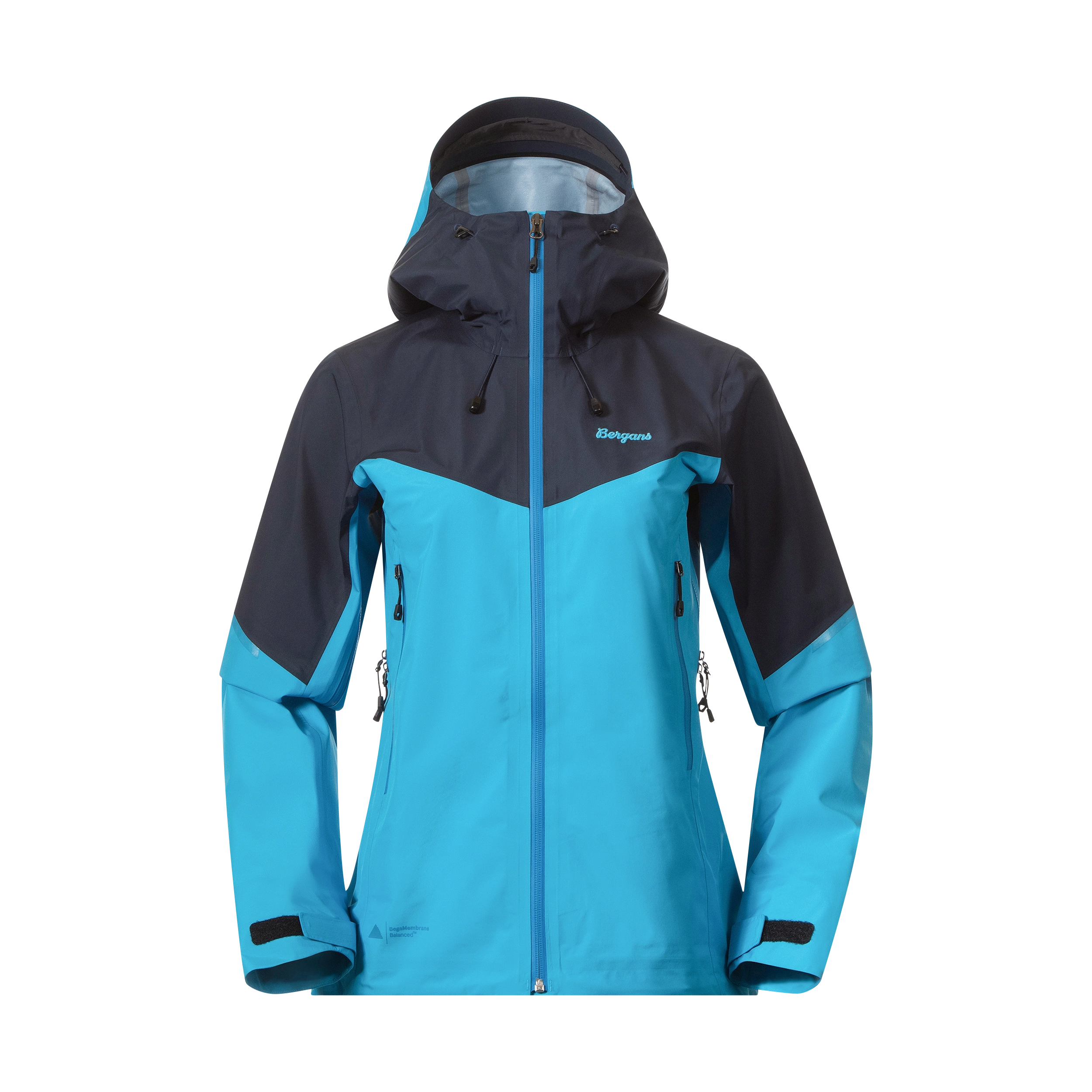 Rabot Light 3L Shell Jacket Women Aqua Lagoon / Navy Blue