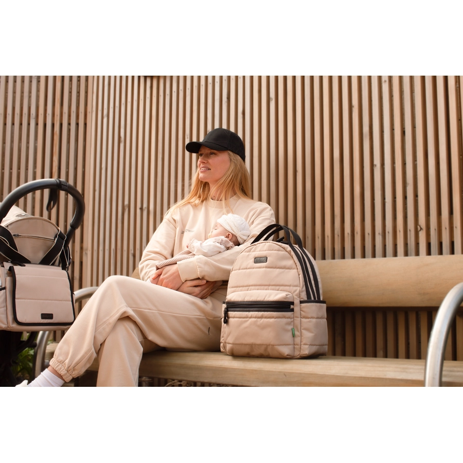 Babymel Kinderwagen Organizer Eco Quilt Fawn
